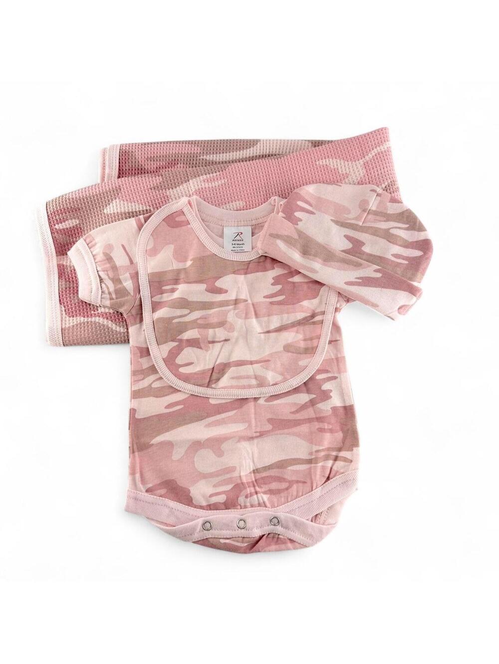 Rothco Kid's Pink and Multi Sleepsuits-babygrow
